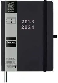 Agenda Finocam 18Meses Sv M5 Negro 23-24