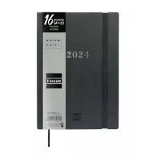 Agenda Finocam 16 Meses Dotted Sv 23-24 Negro