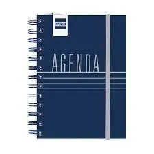 Agenda Finocam Mini Lisa Azul 1/8 Dp 23-24