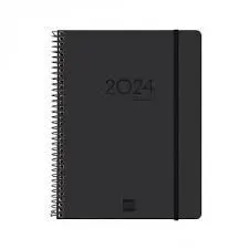 Agenda Finocam 16 Meses Ikon Sv Negro 23-24