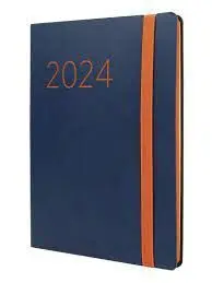 Agenda Anual Lisa Fa5 Sv Azul 2024