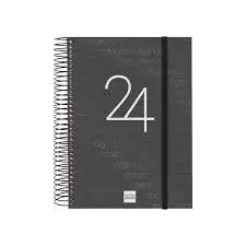 Agenda Anual Year E10 Dp 2024 Negro