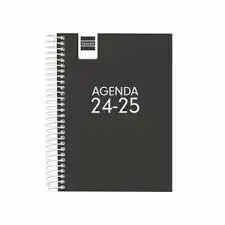 Agenda Finocam Cool 1/8 Dp 24/25 Negro