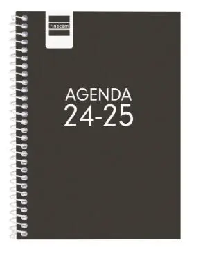 Agenda Finocam Cool 1/8 Svh 24/25 Negro+