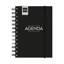 Agenda Finocam Mini 1/8 Sv 24/25 Negro