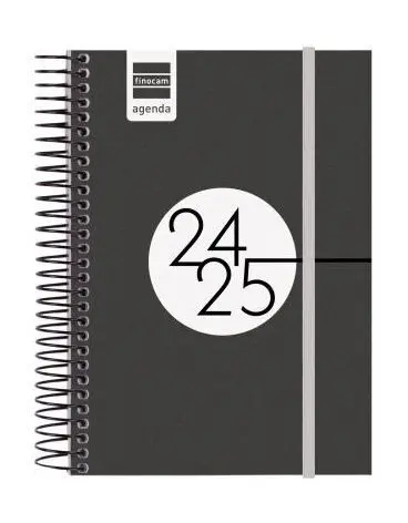 Agenda Finocam Espir E8 1Dp 24/25 Negro+