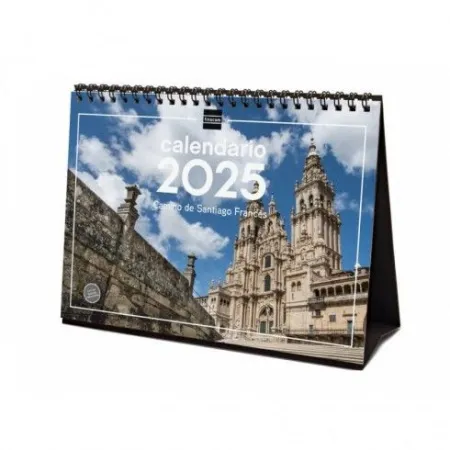 Calendario Sobremesa 2025 21X15 Camino Santiago