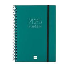 AGENDA OPAQUE E10 SV 2025 VERDE+ (AGUAMARINA)