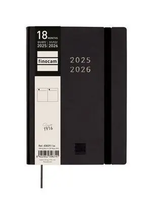 Agenda Finocam 25-26 (18 Meses) Y4 Mara Dp Negro