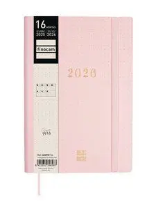 Agenda Finocam 16M Dotted Y10 Svh 25-26 Rosa Intl