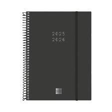 AGENDA FINOCAM 18M ESP. E10 SVH 25-26 NEGRO INTL