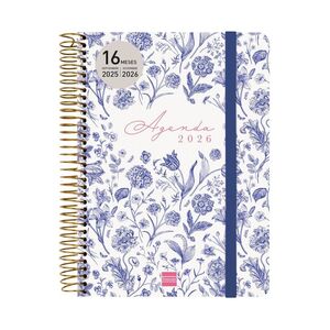 AGENDA FINOCAM 16M CLOE E10 SVH 25-26 AZUL