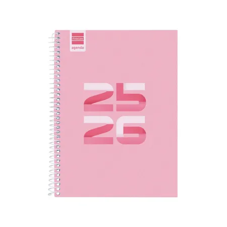 Agenda Finocam Cool 1/4 Svh 25-26 Rosa