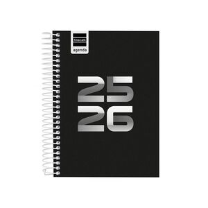 AGENDA FINOCAM COOL 1/4 SVH 25-26 NEGRO