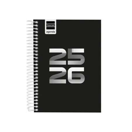 Agenda Finocam Cool 1/4 Svh 25-26 Negro