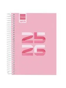 Agenda Finocam Cool 25-26 Dp Rosa+