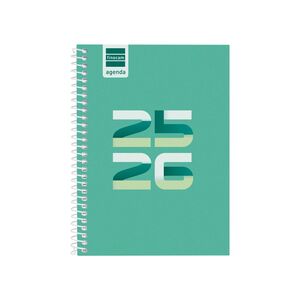 AGENDA FINOCAM COOL 1/8 SVH 25-26 VERDE CAT