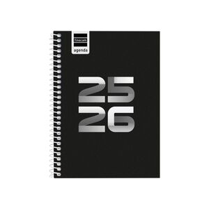 AGENDA FINOCAM COOL 1/8 SVH 25-26 NEGRO CAT