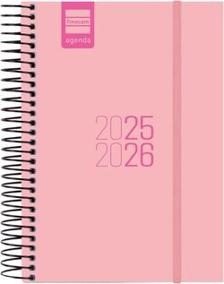 AGENDA FINOCAM ESPIR E8 1DP 25-26 ROSA