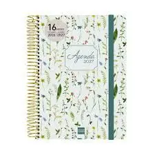 Agenda Finocam 26-27 E10 Svh Cloe Verde 16 Meses