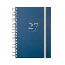 Agenda Finocam Anual 2027 1/4 Dp Moda Azul