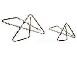 Clips Pajarita Niquelados Caja de 12 Unidades