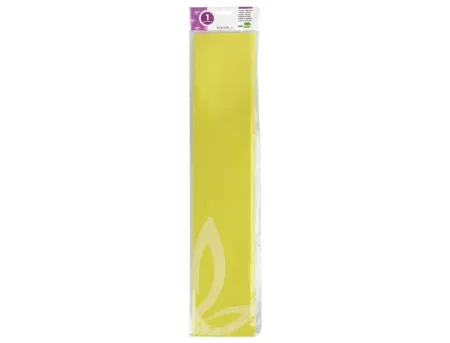 Papel Crespon Amarillo 50Cm X 2,5M 34G/M2