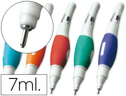 Corrector Liderpapel Lapiz Roller Punta Metalica 1,6 mm Capacidad 7 Ml