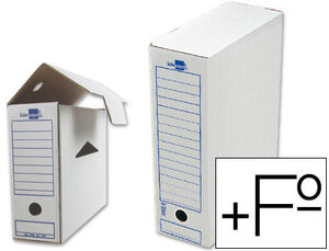 CAJA ARCHIVO DEFINITIVO LIDERPAPEL 105 FOLIO PROLONGADO