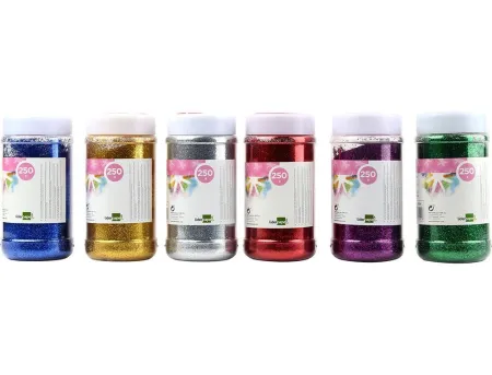 Bote Purpurina Colores Surtidos 250Grs