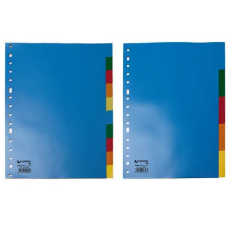 Separadores Plastico Folio 120 Micras 5 Colores