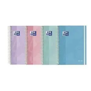 Agenda Escolar Oxford Pastel 25-26 Espiral Sv 12X18 Tapa Extradura