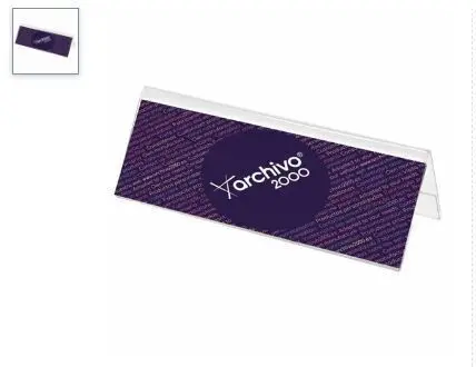 Portanombre Sobremesa 110X300X100 mm Archivo2000