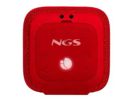 Altavoz Ngs Bluetooth Roller Coaster Portatil 10W Resistente Al Agua Usb Micro Sd Aux In Color Rojo