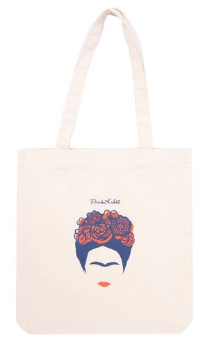 BOLSA TELA FRIDA KAHLO 40 X 28