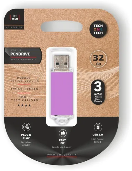 Pendrive 32 Gb Rosa Basico