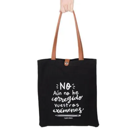 Bolso Corregir Examenes Profres 22 X 38 Lona y Polipiel