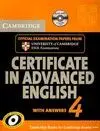 Cambridge Certificate In Advanced English 4 For Updated Exam Self-Study Pack (St
