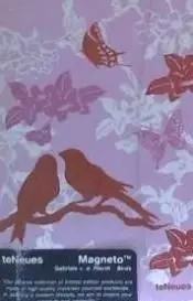 Cuaderno Magnetico Pajaros 10 X 15 cm