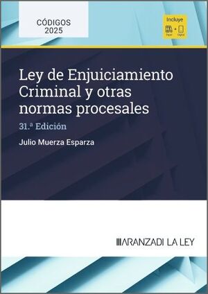 LEY DE ENJUICIAMIENTO CRIMINAL Y OTRAS NORMAS PROCESALES 2025