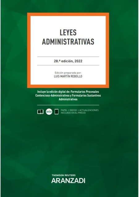 Leyes Administrativas (Papel + E-Book) 2022