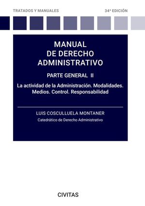 MANUAL DE DERECHO ADMINISTRATIVO. PARTE GENERAL II