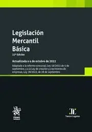 Legislacion Mercantil Basica 22ª Edicion 2022