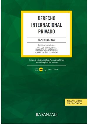 DERECHO INTERNACIONAL PRIVADO (PAPEL + E-BOOK)