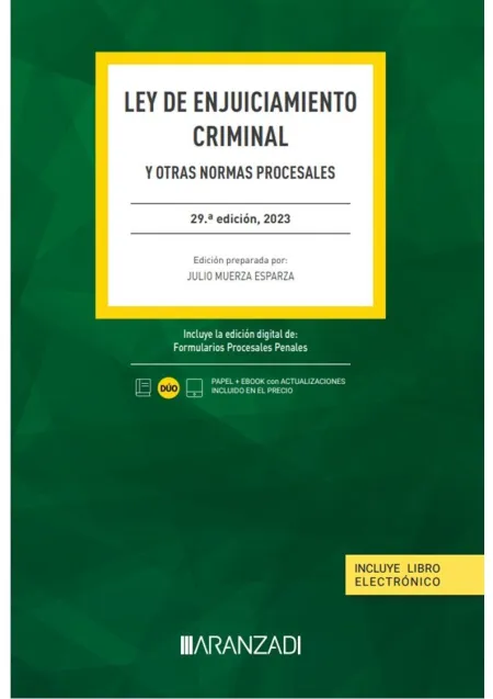 Ley de Enjuiciamiento Criminal (Papel + E-Book)