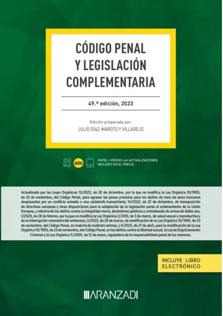 Código Penal y Legislación Complementaria (Papel + E-Book)