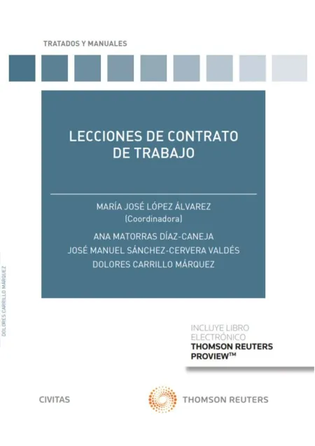 Lecciones de Contrato de Trabajo (Papel + E-Book)