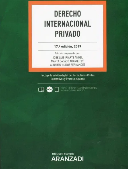 Derecho Internacional Privado (Papel + E-Book)