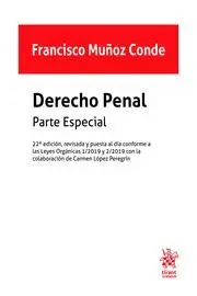 Derecho Penal Parte Especial 22ª Edición 2019