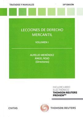 LECCIONES DE DERECHO MERCANTIL VOL. I